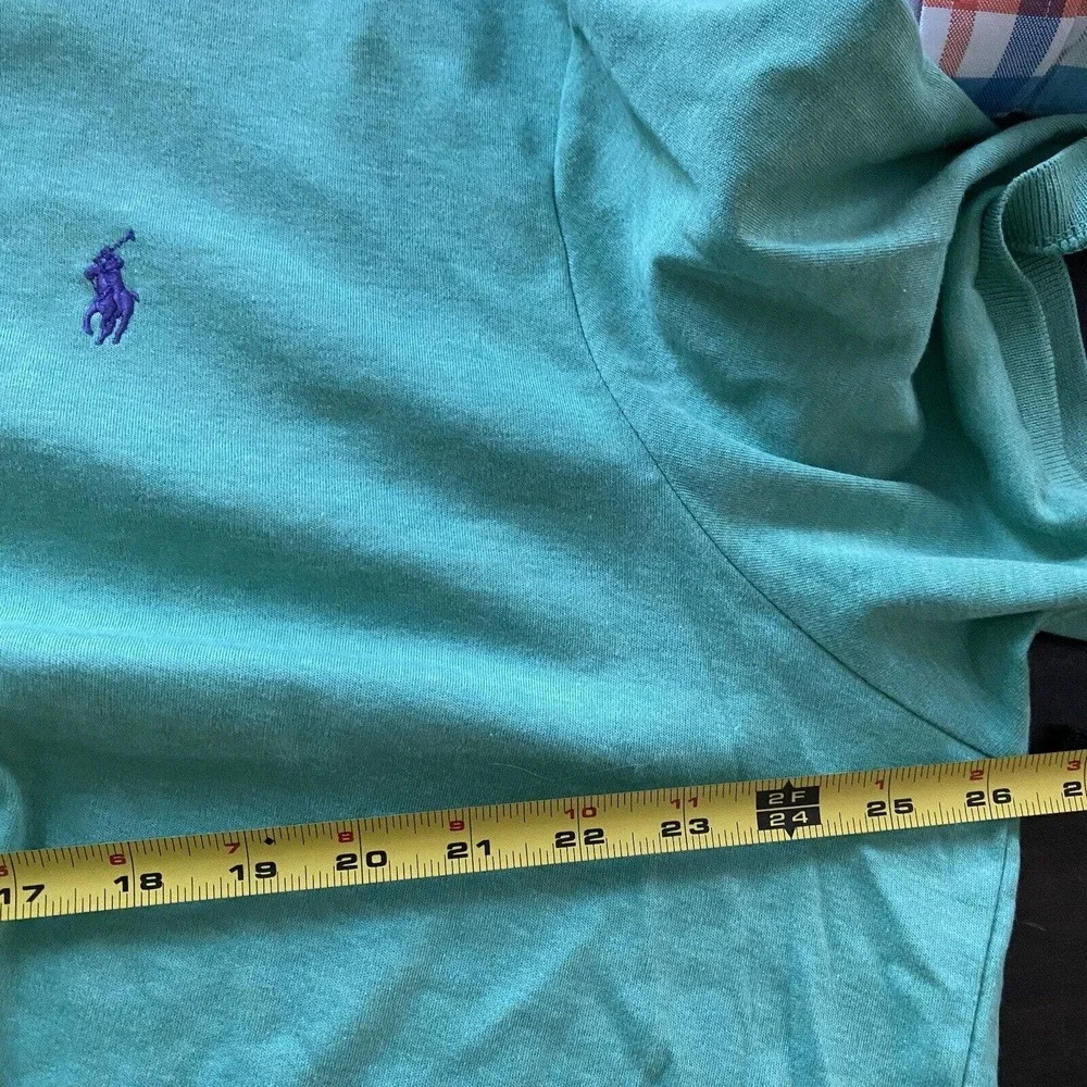 Polo Ralph Lauren White Blue Label Seafoam Mint Green XXL 2xl
